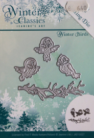 Cutting Die - Snijmal - Jeanine's Art - Winter Classics - Winter Birds