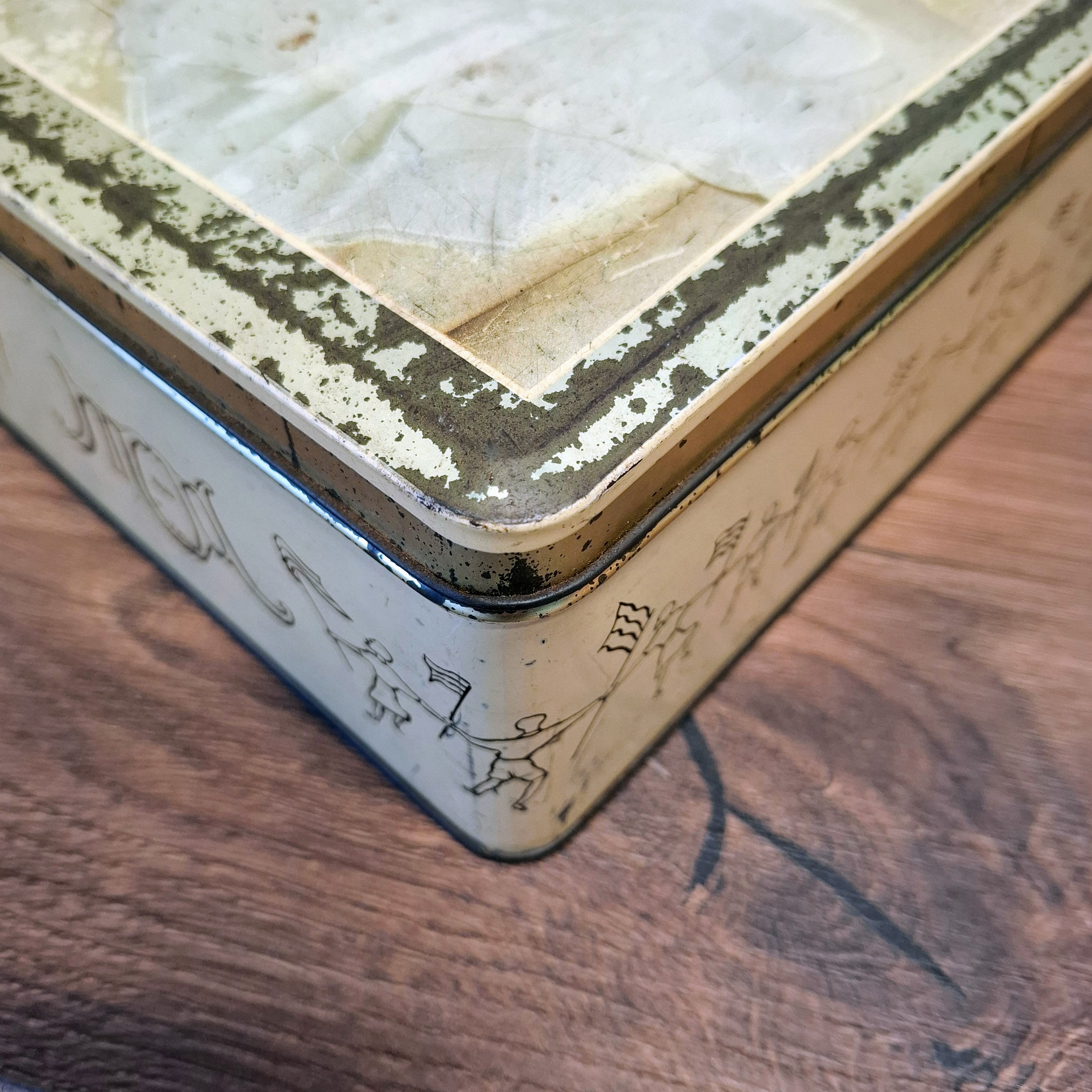 Etsy * Opberg Blik - Groothertogin Josephine Charlotte met Prinses Astrid Habsburg van Luxemburg - Verzamelen - van Melle