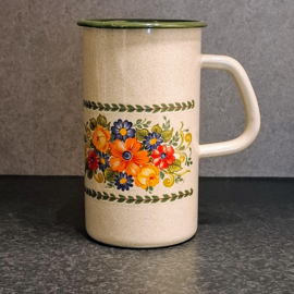 Vintage Emaille Kan