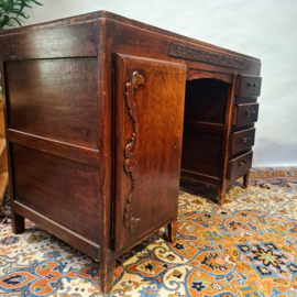 Antiek Eikenhouten Bureau