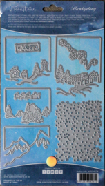 Cutting Die - Kerst - Moonstone - Winter Scene