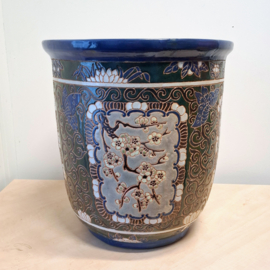 Prachtige Grote Chinese Bloempot - Ø 36 x H 39 cm