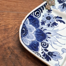 Delfts Blauw Schaaltje met 4 vakken - Zilpla W.B. - Hors-d'oeuvre