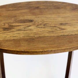 Bijzettafel - Amsterdamse School  - Eikenhout - Ovaal