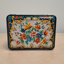 Theeblikje - Bloemendecor - Daher