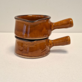 Vintage Sauskom - Pannetje met Handvat - Fondue / Oven
