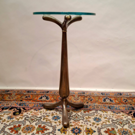 Plantentafel Messing met Glasplaat