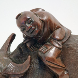 Houten Beeld - Sculptuur - Buffel