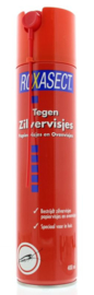 Roxasect Spray Tegen Zilvervisjes, Papiervisjes en Ovenvisjes - 400 ml.