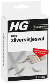 HGX - Anti  Zilvervisjesval - Gifvrij - Reukloos - Kruipend Ongedierte