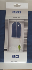 Wenko - Kledinghoes met ritssluiting 100 x 60 cm donkerblauw (per stuk)