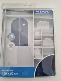 Wenko - Kledinghoes met ritssluiting 100 x 60 cm donkerblauw (per stuk)