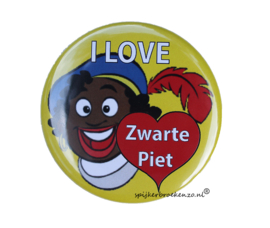 Button I love Zwarte Piet
