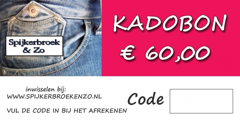 Kadobon 60 euro