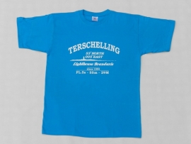 T Shirt Kind Turquoise Hel Blauw