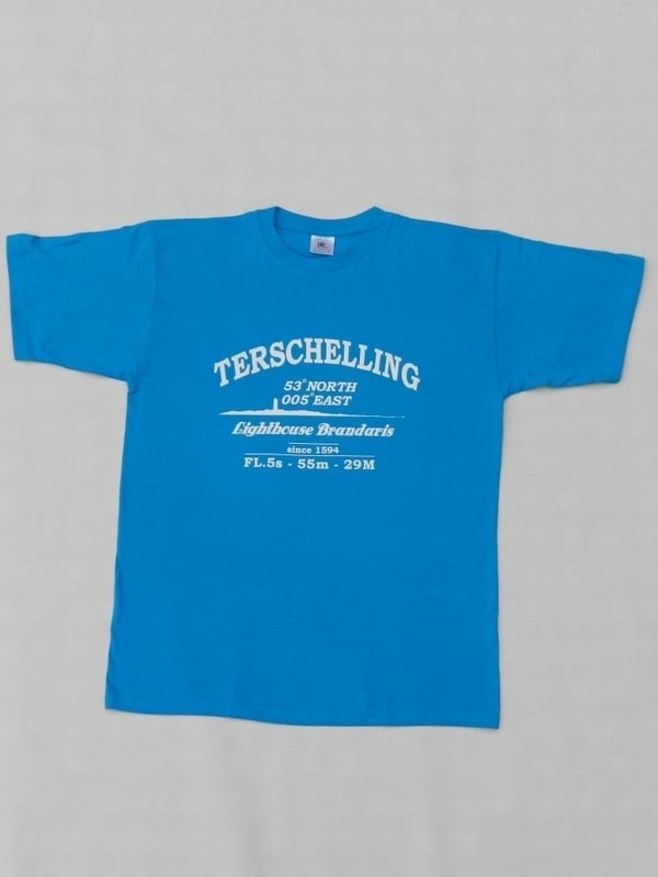 T Shirt Volw. Turquoise Hel- Blauw