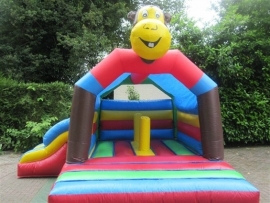 Springkasteel Aap met slide