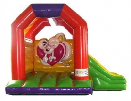 Springkasteel Diddl met slide