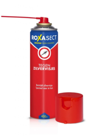Roxasect - Spray Tegen Zilvervisjes -  Papiervisjes - Ovenvisjes - Slangetje - 400 ml.