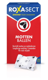 Roxasect - Anti Mottenballen - Insectenbestrijding - Motten - Mottenlarven