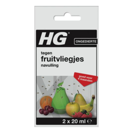 HG X fruitvliegjesval navulingen 2 x 20 ml.