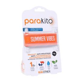 Parakito Armband Volwassen Oranje Navulbare band & 2 tabletten