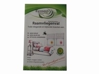 Ecosect - Raamstickers - Raamvliegenval - Gifvrij - Anti Mot - 4 stuks