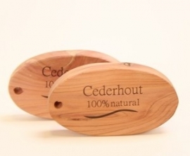 Herbapharm - Anti Mot - Cederhout - 100% Milieuvriendelijk - 1 Ovaalblokje