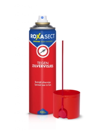Roxasect - Spray Tegen Zilvervisjes -  Papiervisjes - Ovenvisjes - Slangetje - 400 ml.