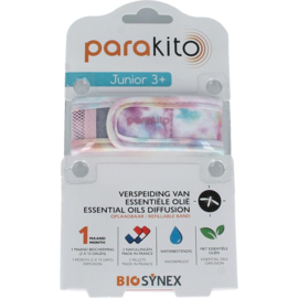 Parakito Kids Armband Junior  Tie & Dye Navulbare band & 2 tabletten