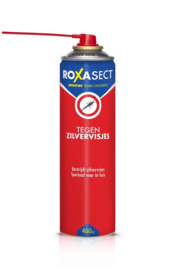 Roxasect - Spray Tegen Zilvervisjes -  Papiervisjes - Ovenvisjes - Slangetje - 400 ml.