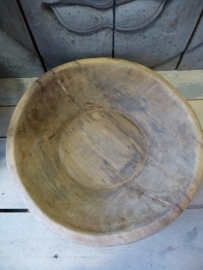 Otentic oude houten schaal L nr 4