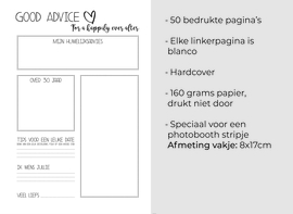 Photobooth Gastenboek - A4 Staand - Gepersonaliseerd