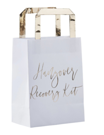 Uitdeelzakjes - Hangover recovery kit - Wit goud (5st)