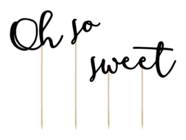 Taarttopper - Oh so Sweet - Zwart