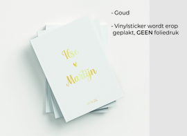 Photobooth Gastenboek - A4 Staand - Gepersonaliseerd