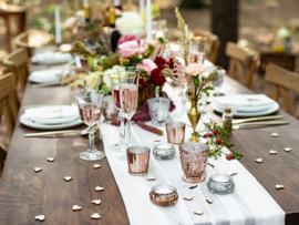 Confetti houten hartjes ( 50 stuks) Forest Wedding