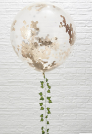 Confetti Ballonnen groot - Rosé-goud - 90 cm - 3 stuks
