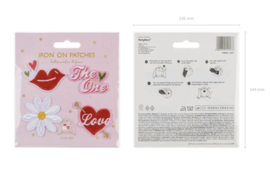 Strijkapplicatie - Love set