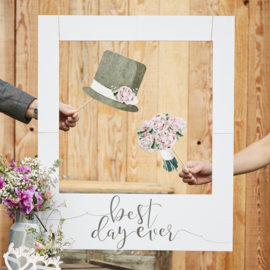 Photobooth Frame Ginger Ray - Best day Ever-