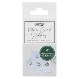 Naamkaartjes houder - zwart - Minimalistic Wedding