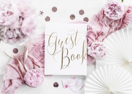 Gastenboek White & Gold