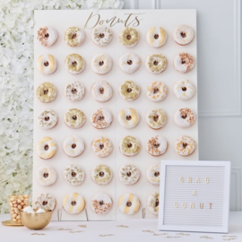 Donutwall Groot - Ginger Ray - Gold Wedding