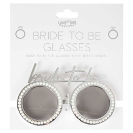 Zonnebril - Bride to be - Zilver