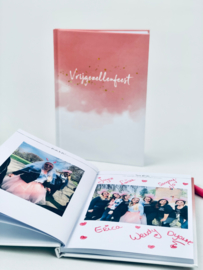 Vrijgezellenfeestboek - Invulboek - Hardcover - A5 - 16 pers