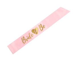 Sash Bride to be, light pink, 75cm