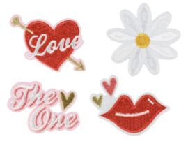 Strijkapplicatie - Love set