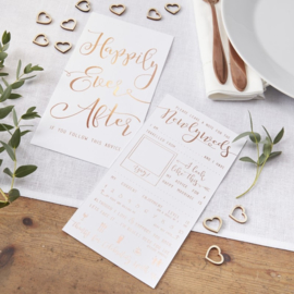 Advice Cards Newlyweds - Invulkaarten Bruiloft