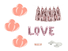 Autodecoratie Rosé Love - DIY pakket