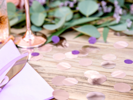 Confetti Rose Goud - Groot - Partydeco